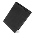 SERASAR Vintage Black Leather RFID Wallet