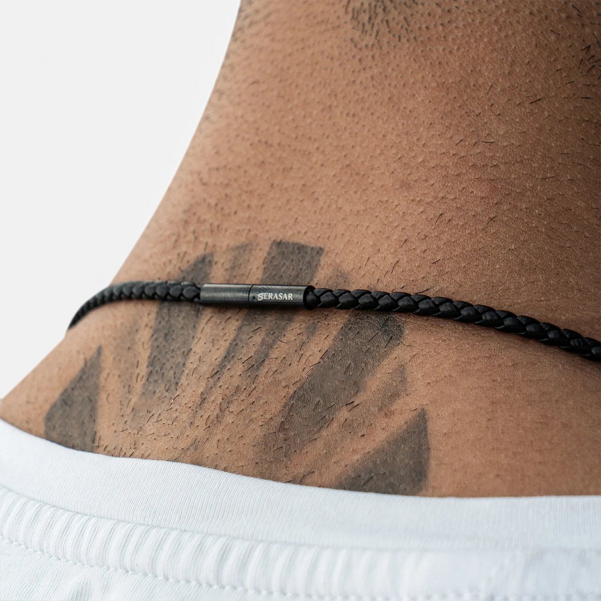 SERASAR Vlam Black Leather Necklace – image 6