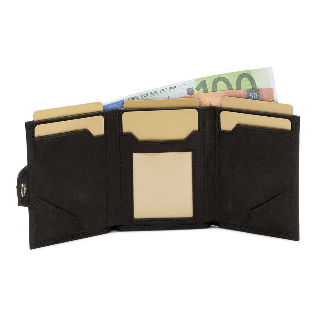 SERASAR Genius Black Leather RFID Wallet – image 5