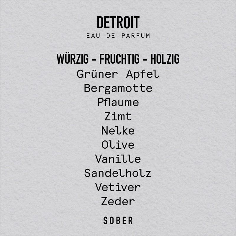 SOBER Detroit Eau de Parfum – 50 ml – image 3