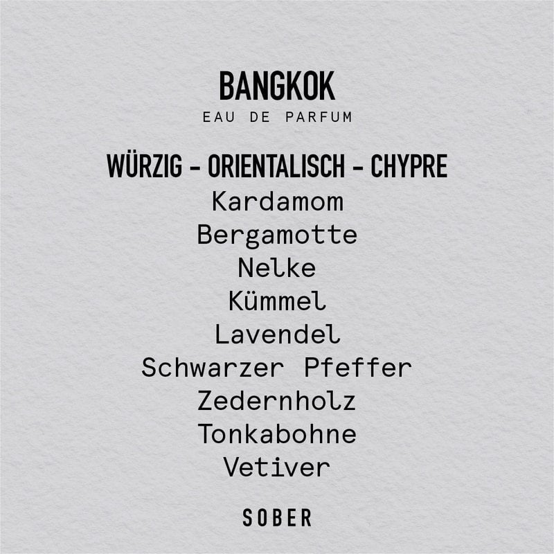 SOBER Bangkok Eau de Parfum – 50 ml – image 3