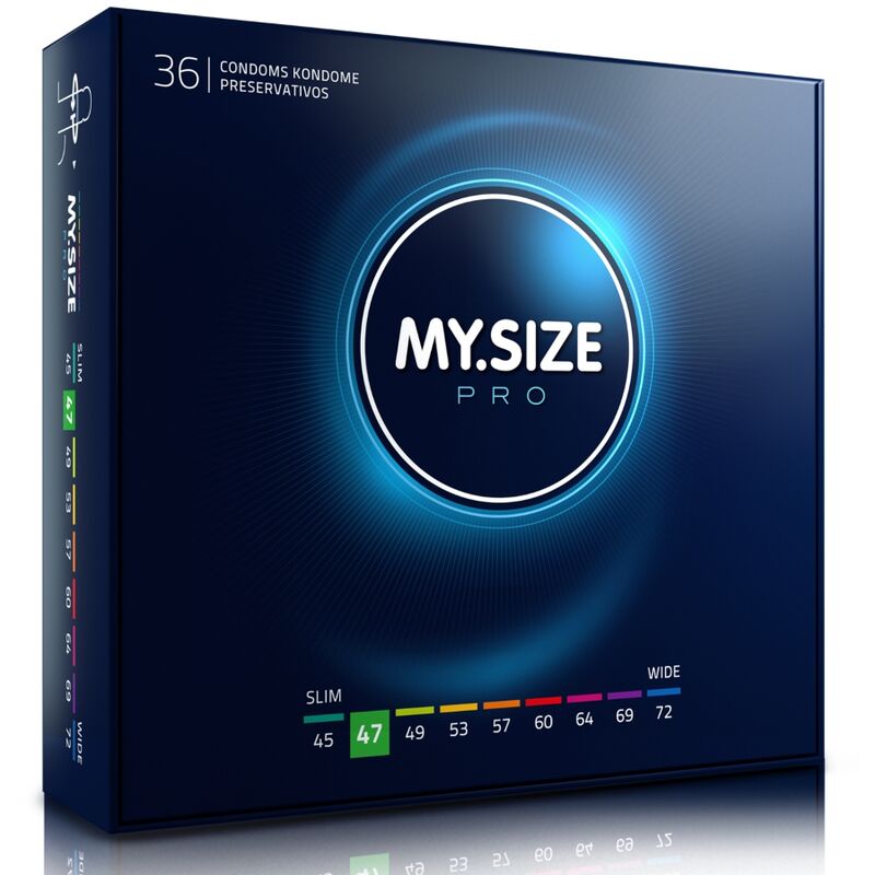 MY.SIZE PRO 47 mm – 36 condoms