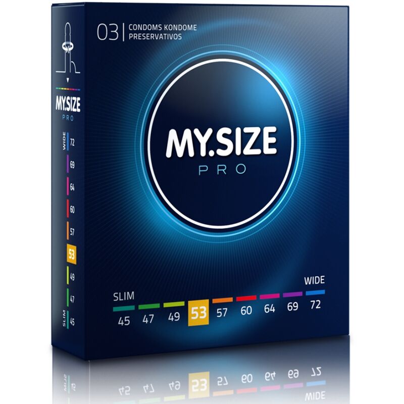 MY.SIZE PRO 53 mm – 3 condoms
