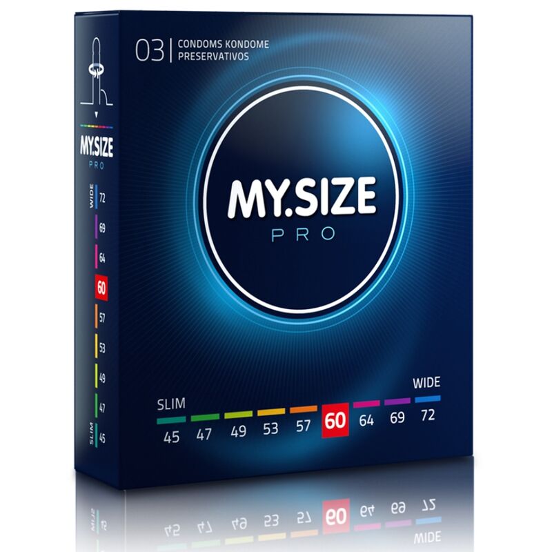 MY.SIZE PRO 60 mm – 3 condoms