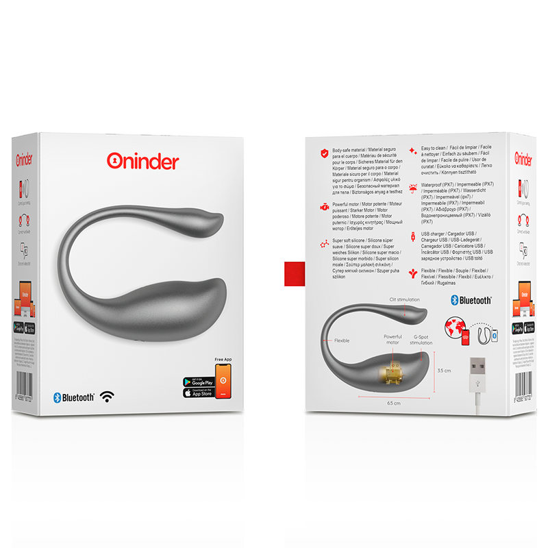 Nairobi App-Controlled Vibrating Egg – Black – image 6