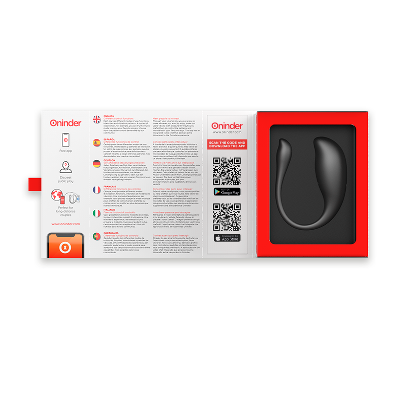 Nairobi App-Controlled Vibrating Egg – Black – image 5