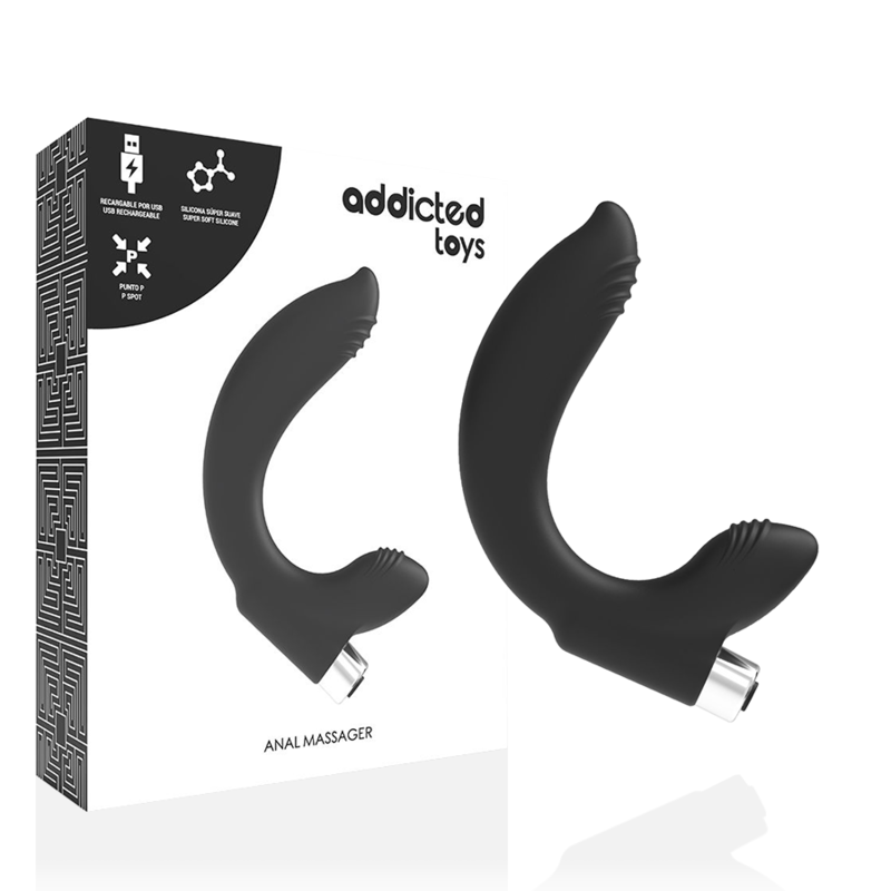 Prostate Vibrator Rechargeable Model 7 - Black – image 2