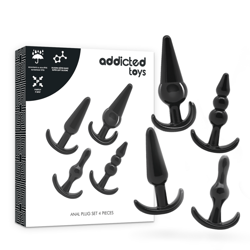 Addicted Toys Anal Plug Set – 4 Pieces
