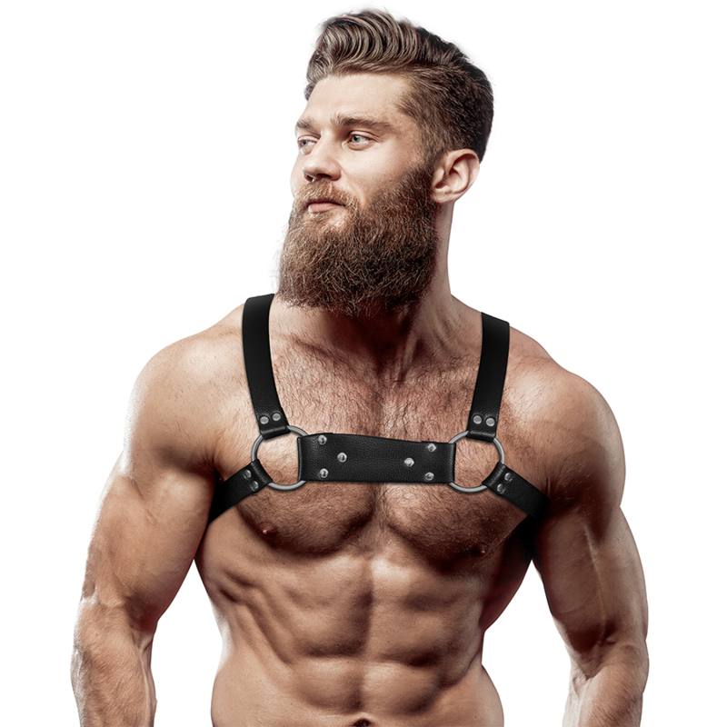Vegan Leather Bulldog Harness – M/L