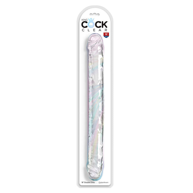 King Cock Double Trouble Clear Double-Ended Dildo – 51 cm – image 5