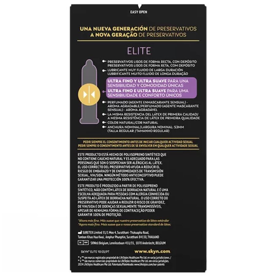 SKYN Elite Ultra-Thin Condoms – 10 Pack – image 2
