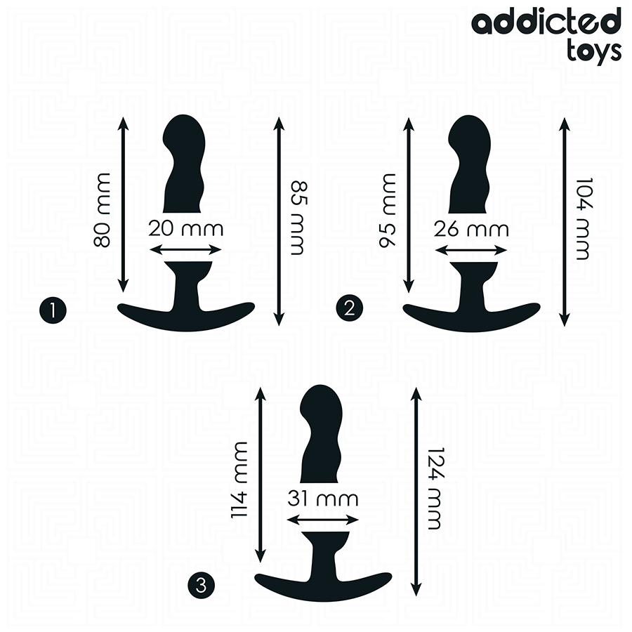 Set Of 3 Anal Plug Silicone Model 1 – image 4