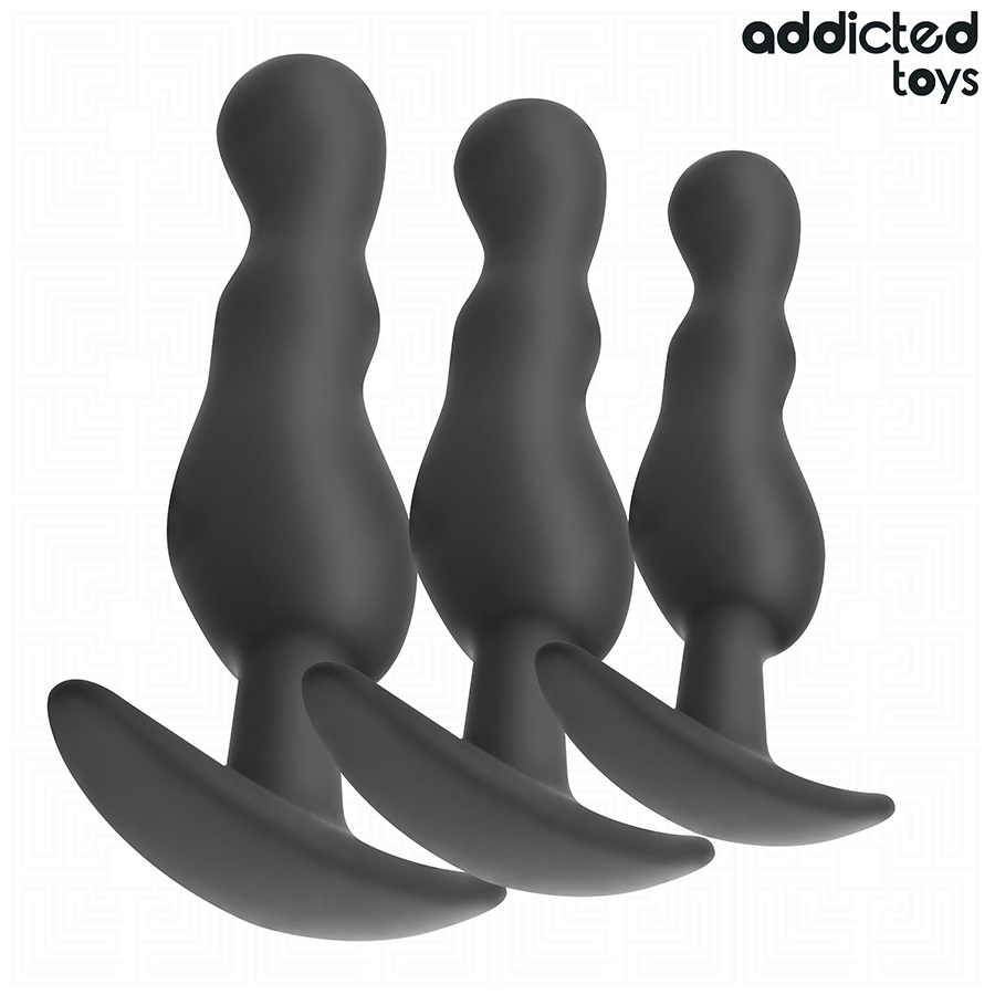 Silicone Anal Plug Set – 3 Sizes