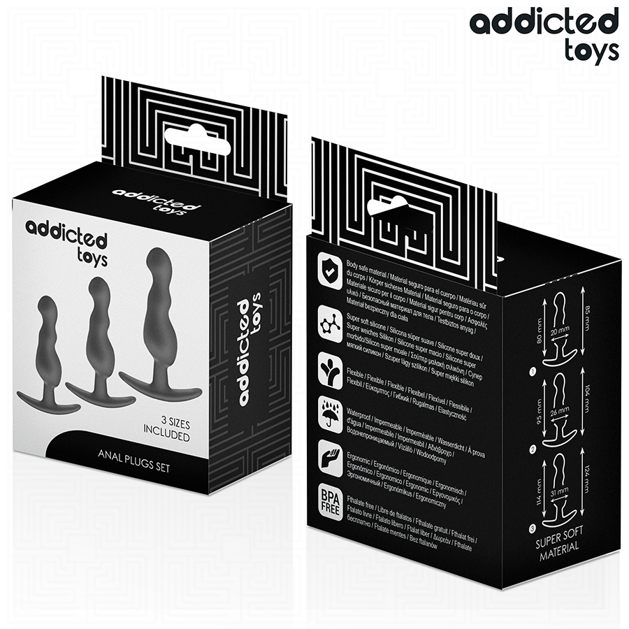 Set Of 3 Anal Plug Silicone Model 1 – image 7