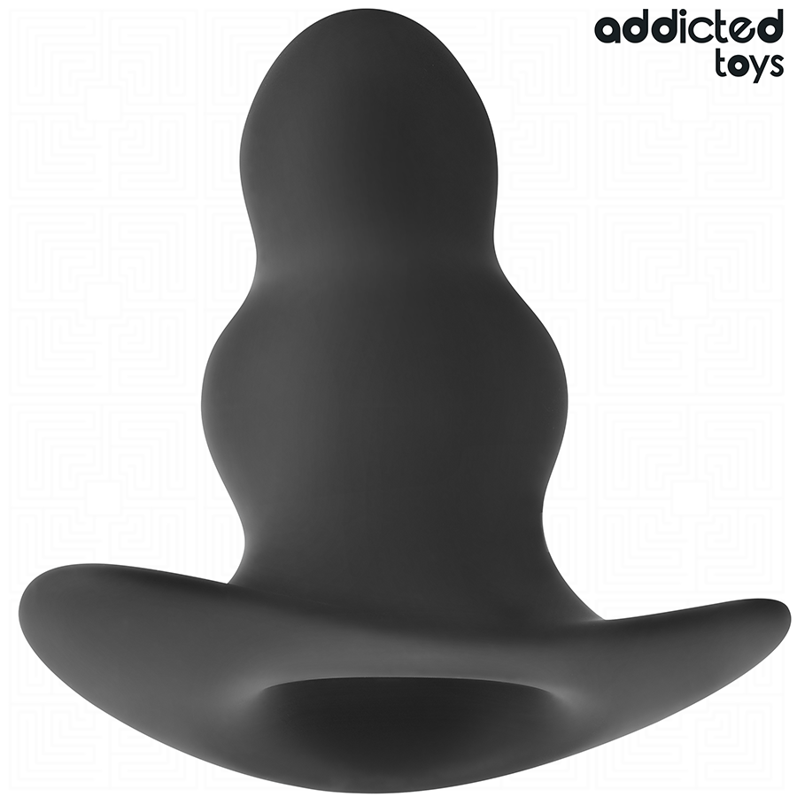 Hollow Anal Plug Silicone Size L 11.1 cm – image 2
