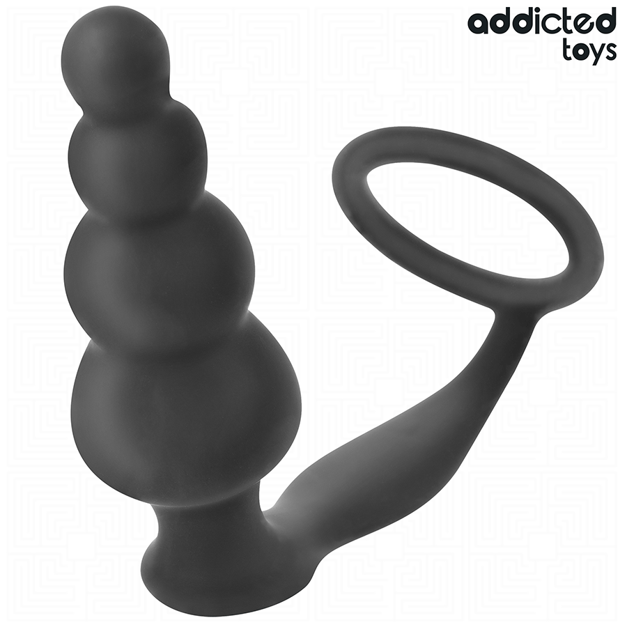 Silicone Anal Plug with Cock Ring – Model 5