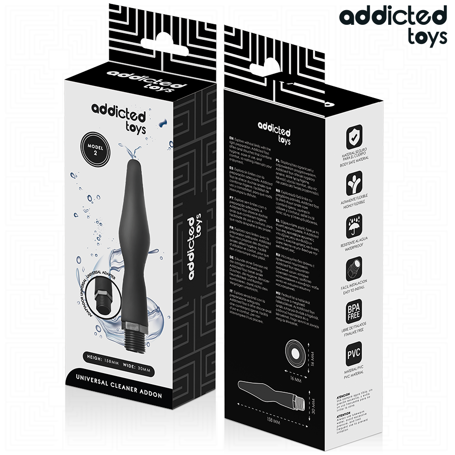 Addicted Toys Anal Cleaner + Universal Adapter – Model 2 – image 7