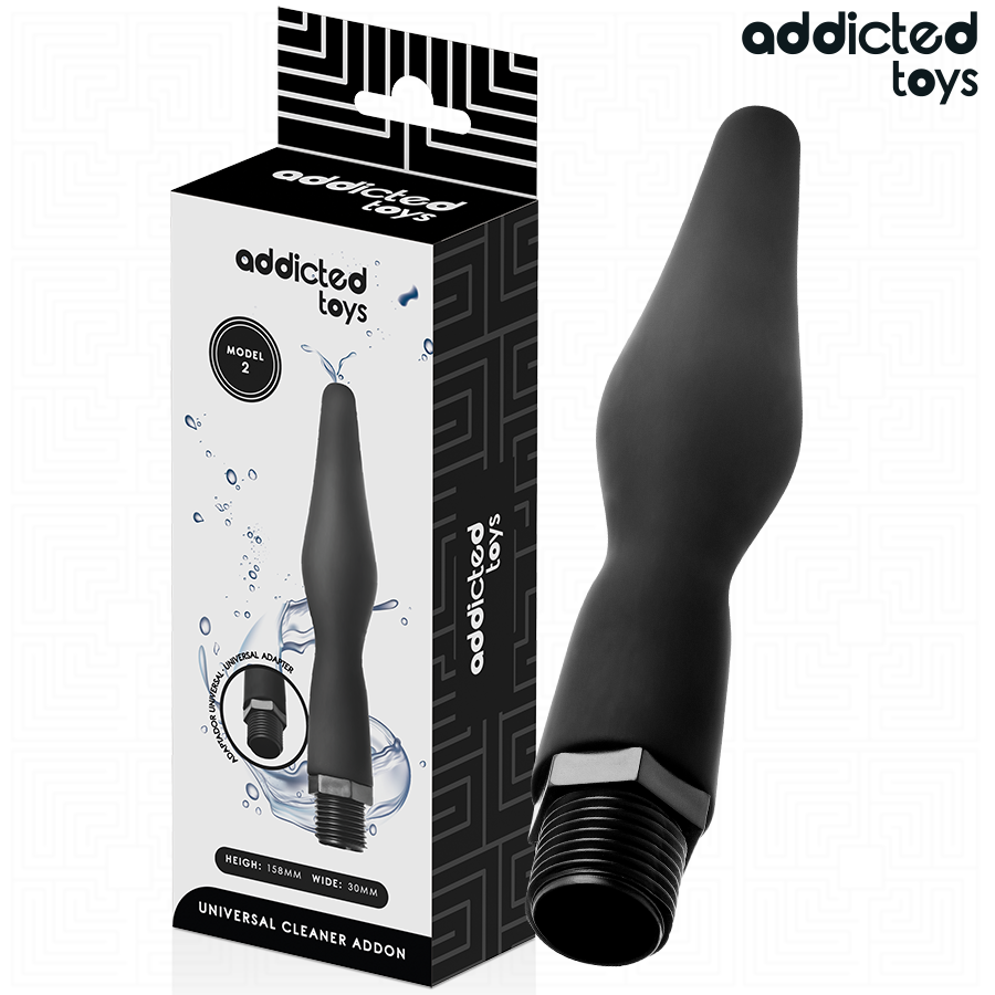 Addicted Toys Anal Cleaner + Universal Adapter – Model 2 – image 2