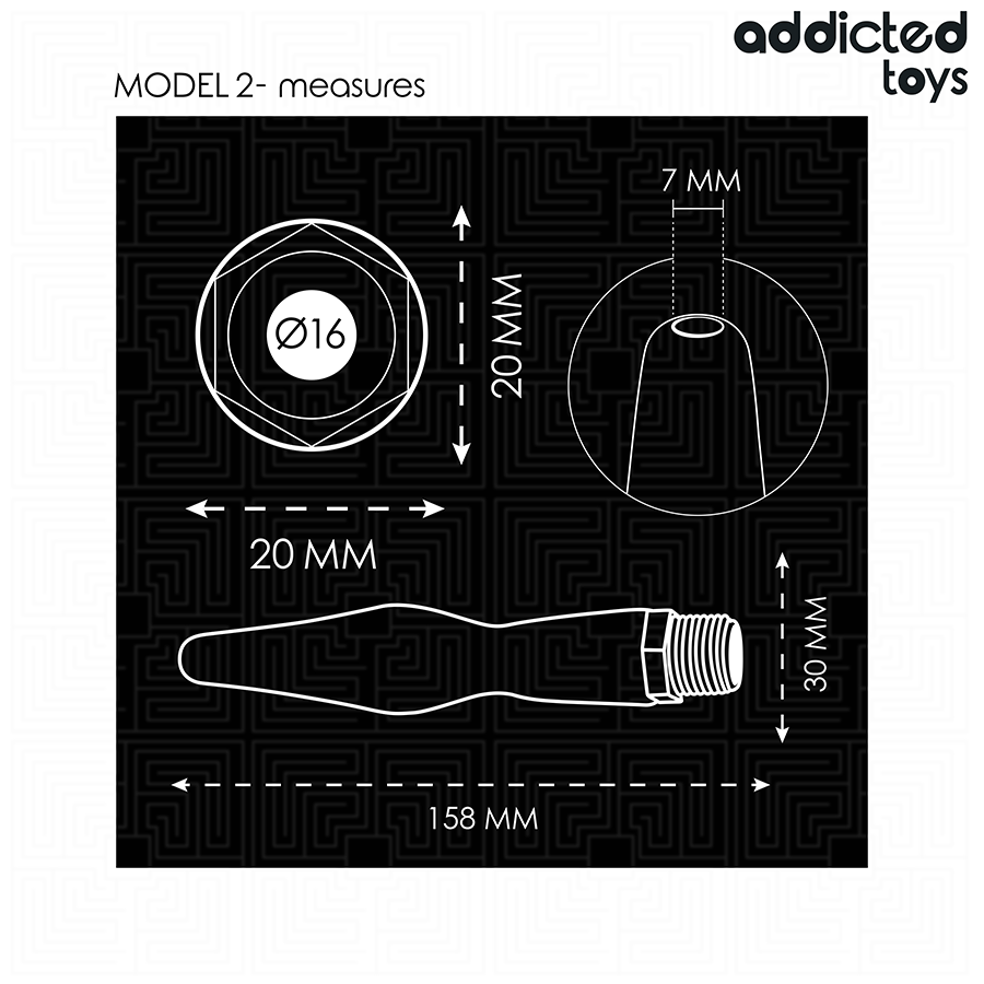 Addicted Toys Anal Cleaner + Universal Adapter – Model 2 – image 5