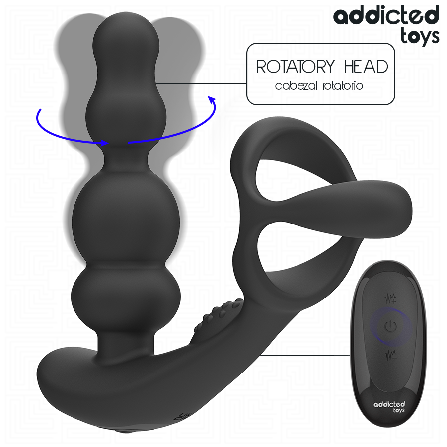 Addicted Toys Rotating Prostate Massager – Remote Control – image 3