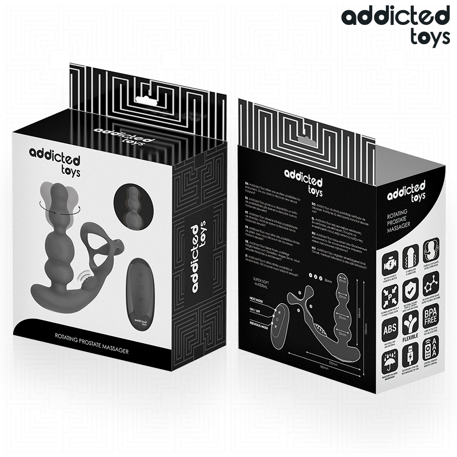 Addicted Toys Rotating Prostate Massager – Remote Control – image 8