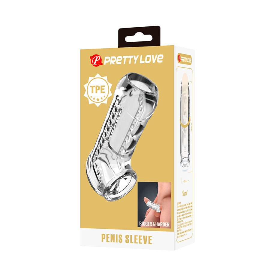 Open-Head Textured Penis Sleeve – image 8