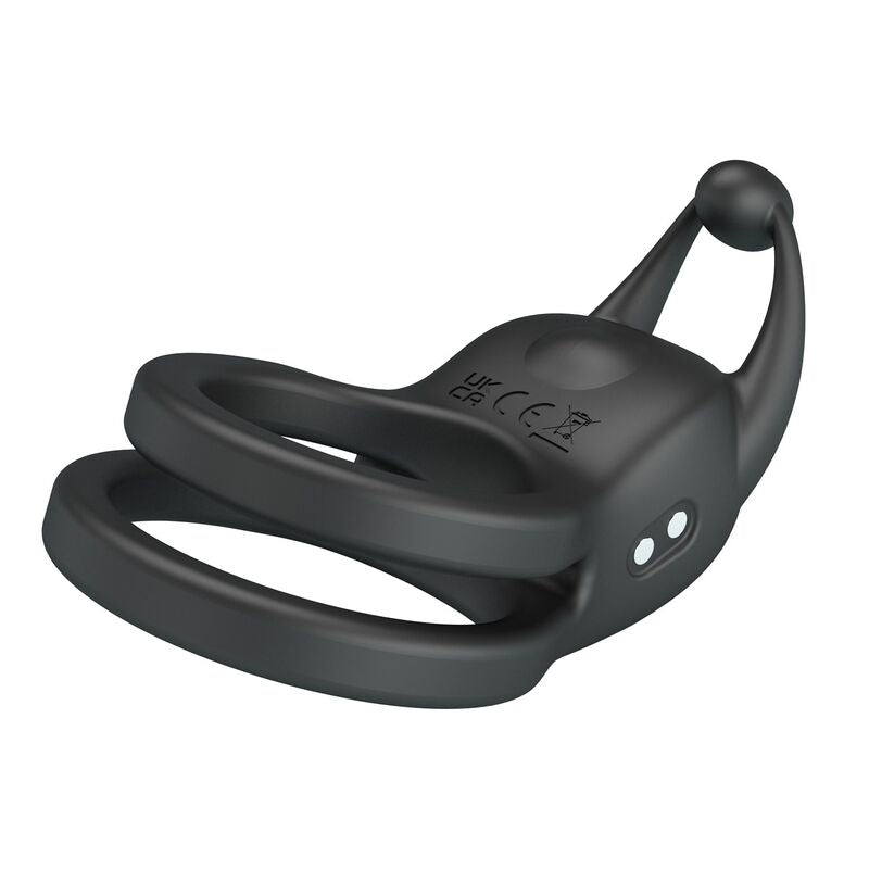 Pretty Love Goodwin Rechargeable Vibrating Cock Ring – Black – image 11