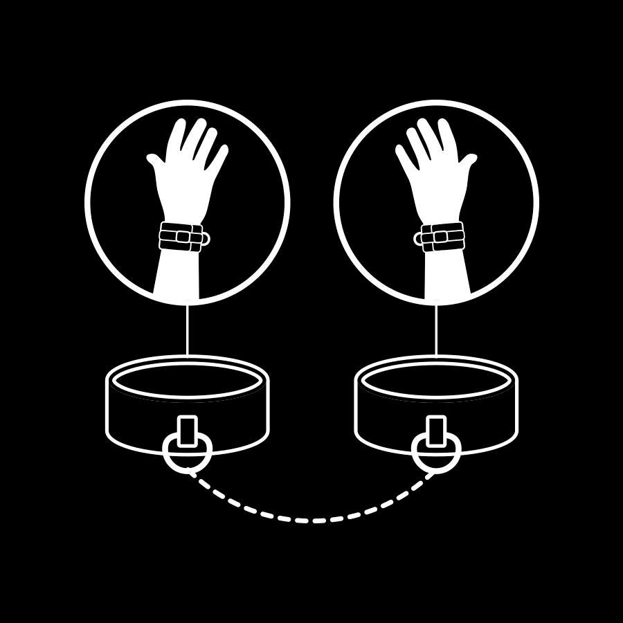 Vegan Leather Handcuffs With Noprene Lining – image 8