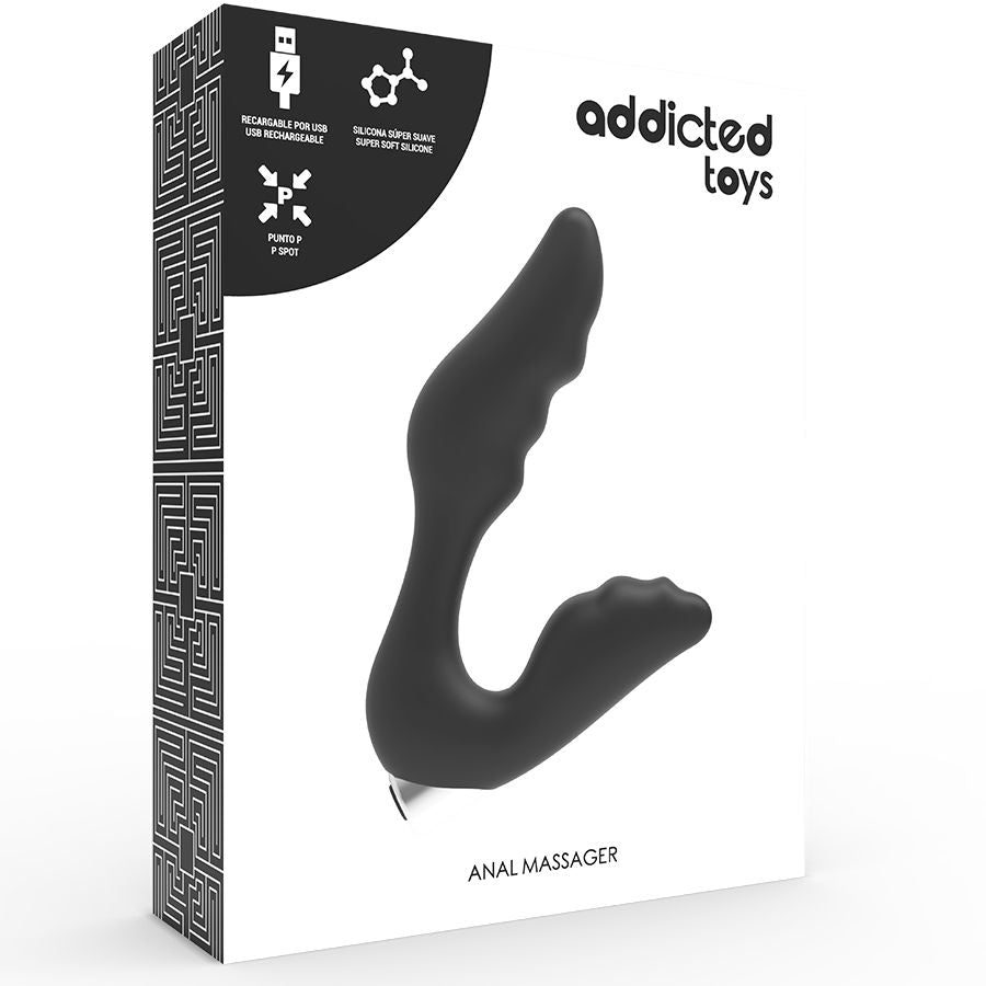 Addicted Toys Prostatic Vibrator Model 6 – Black – image 6