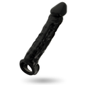 Textured Penis Extension Sleeve – Black