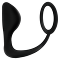 Anal Plug With Black Penis Ring
