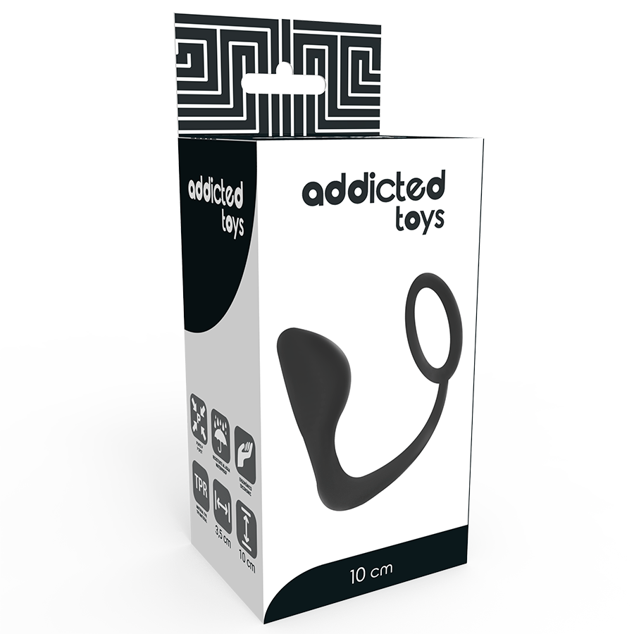 Anal Plug With Black Penis Ring – image 4