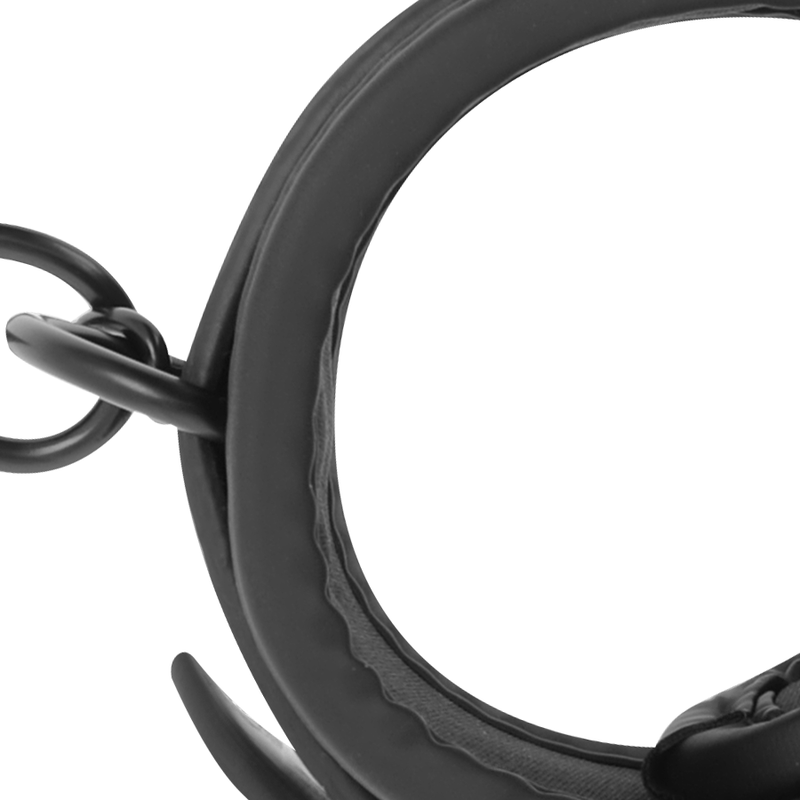 Vegan Leather Handcuffs With Noprene Lining – image 4