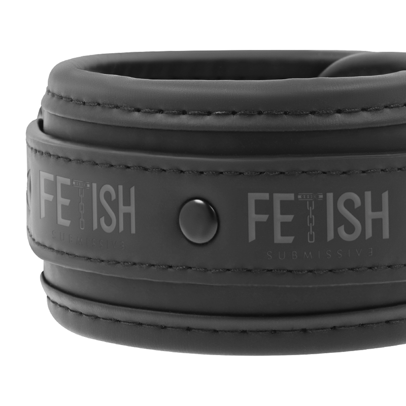 Vegan Leather Handcuffs With Noprene Lining – image 3
