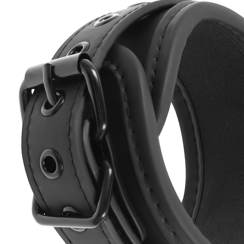 Vegan Leather Necklace And Handcuffs With Noprene Lining – image 6