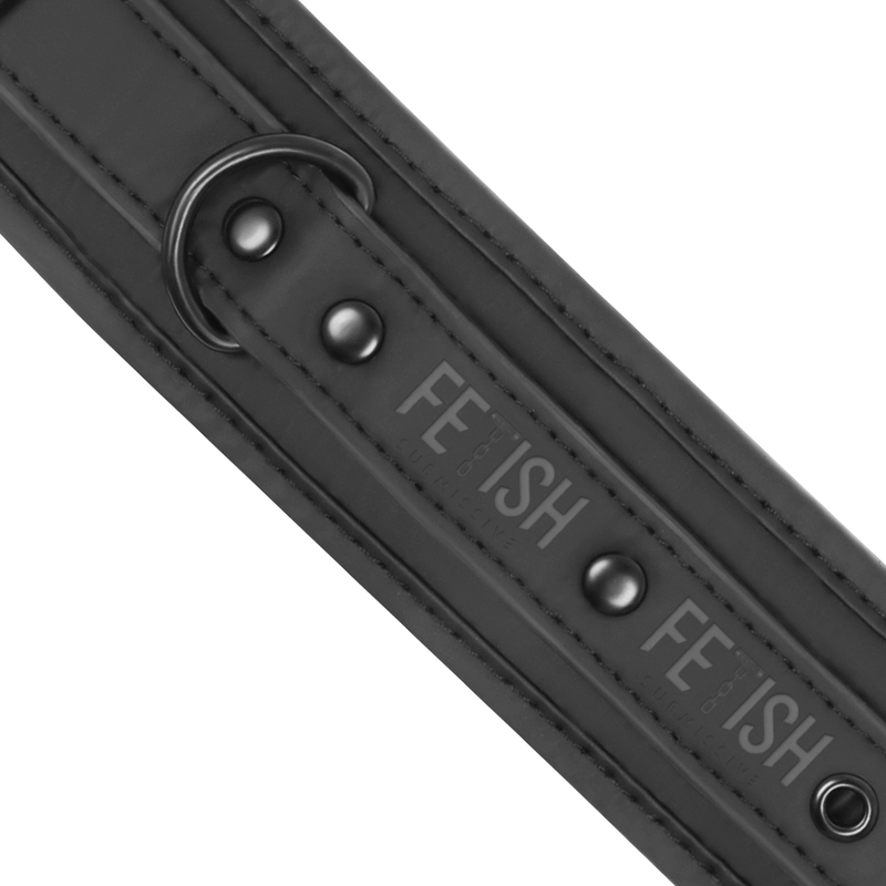 Vegan Leather Necklace And Handcuffs With Noprene Lining – image 7
